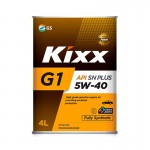 Моторное масло KIXX G1 SN PLUS 5W40, 4л